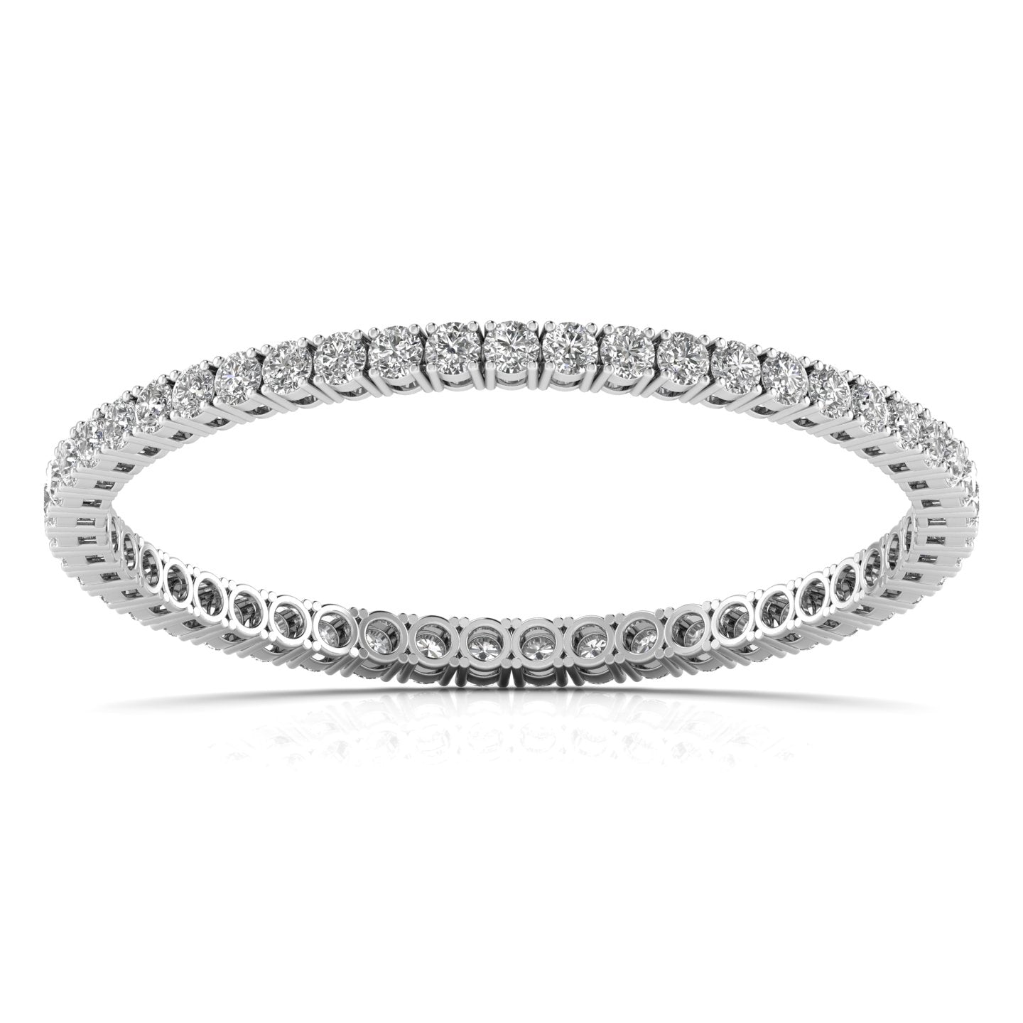 Sublime Round Cut Diamonds Bangle