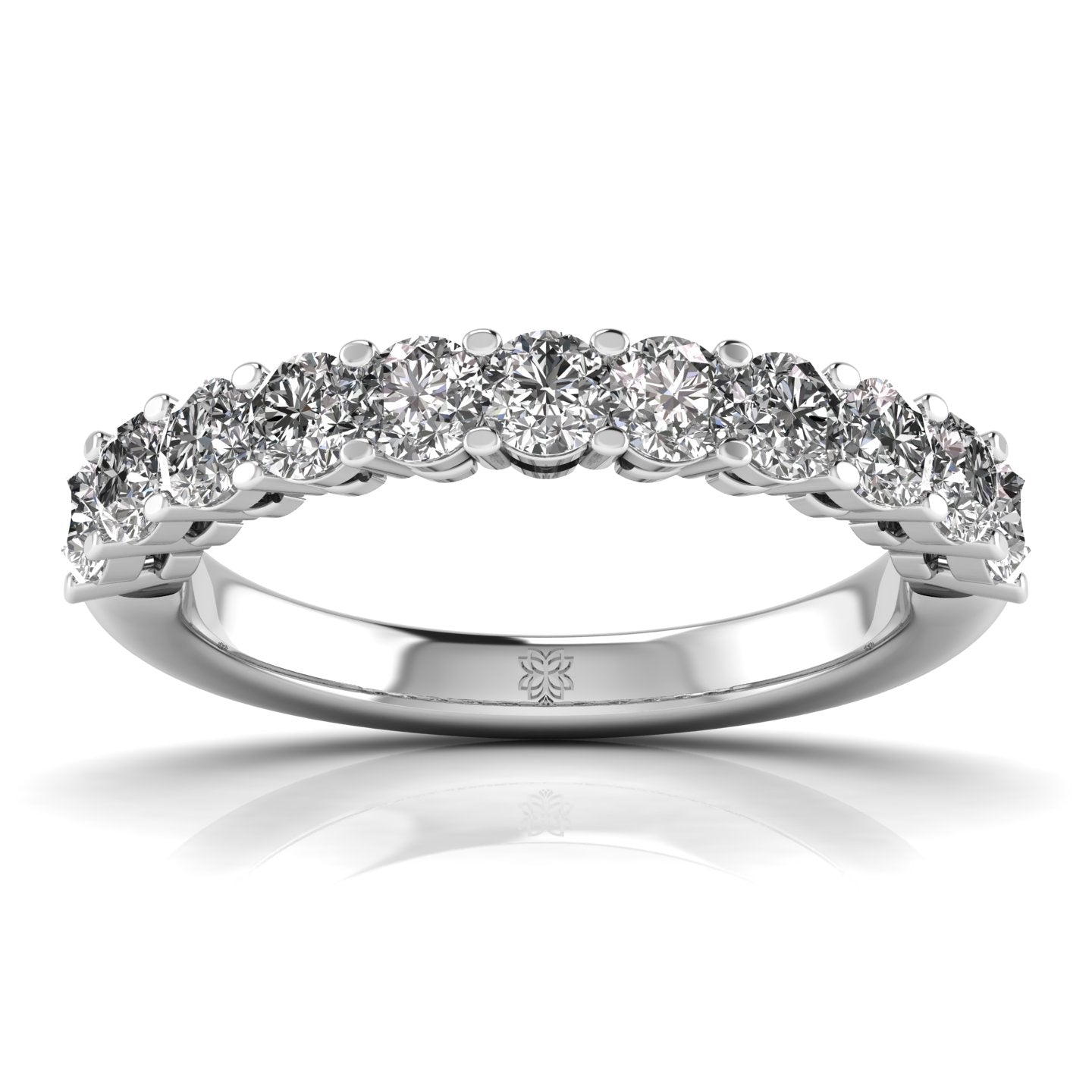 1.1 Carat Half Eternity Diamonds Band Ring