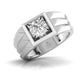 1 Carat Majestic Square Solitaire Ring