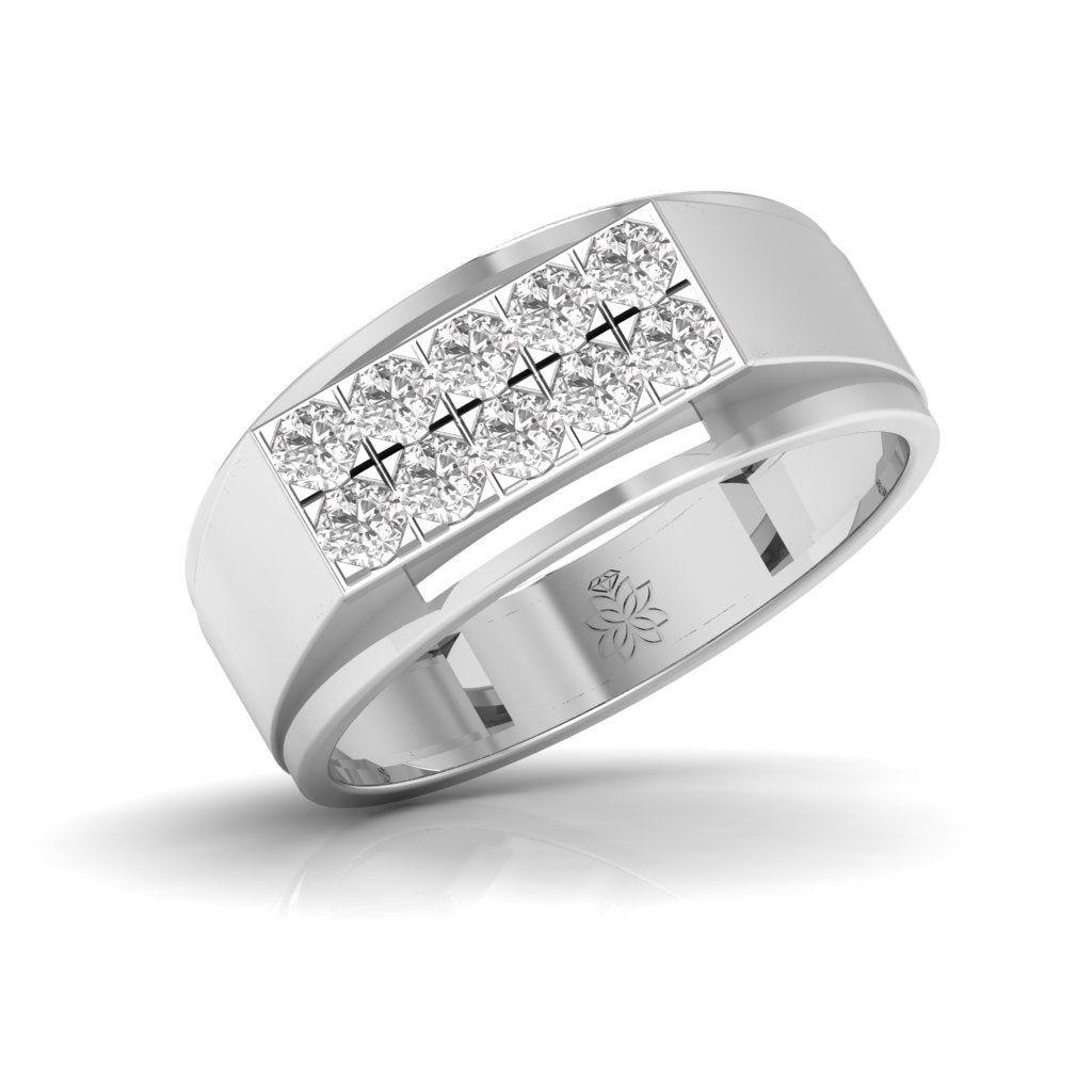 Radiant Boldness Men's Diamond Ring