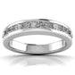 Princess Channel Set Diamond Ring