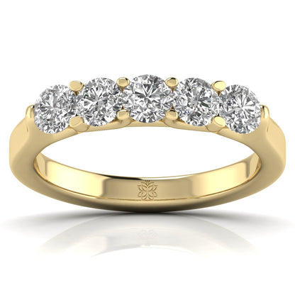 Stunning 1.1 Carat Trellis Style Band