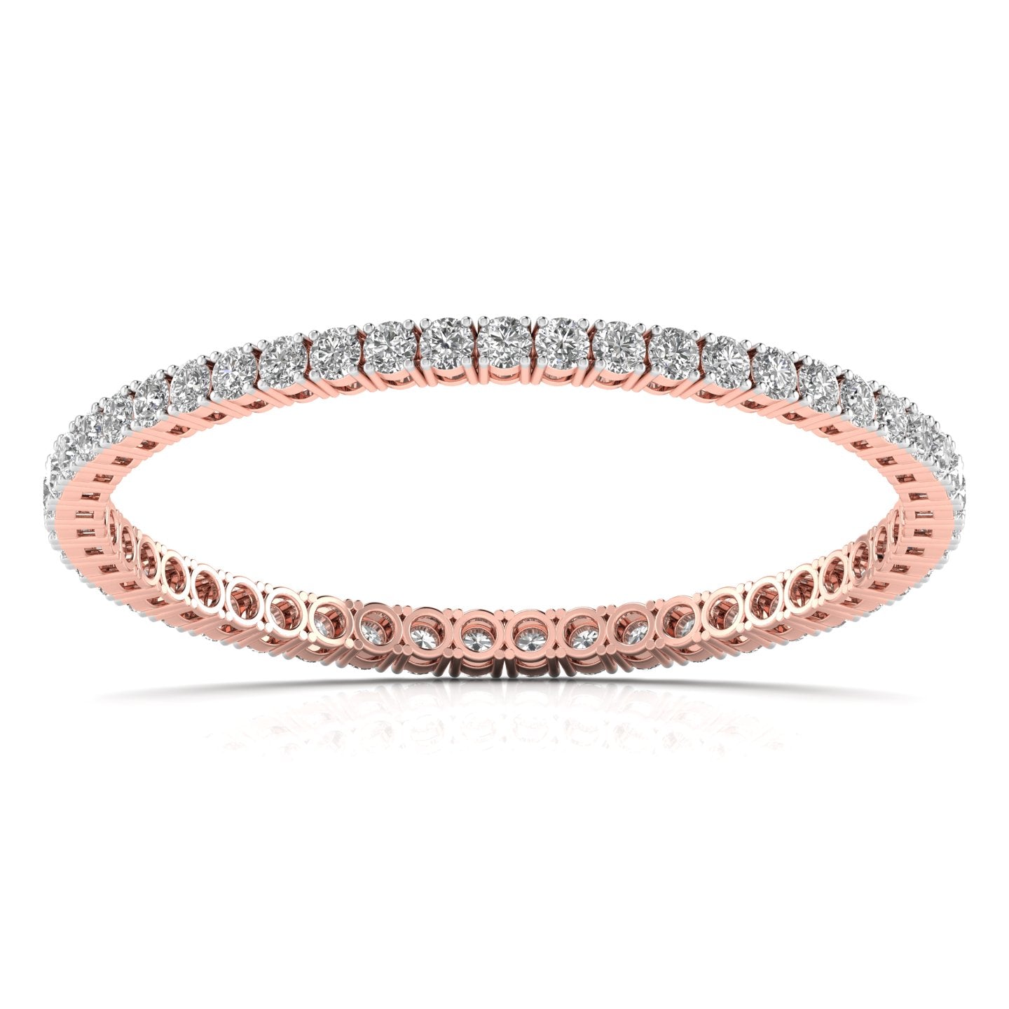 Sublime Round Cut Diamonds Bangle