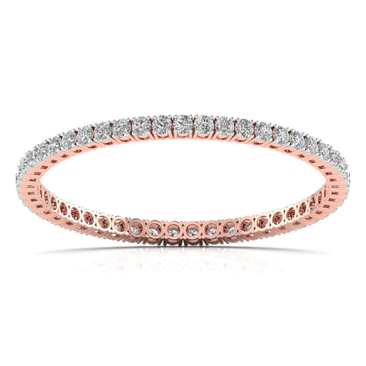 Sublime Round Cut Diamonds Bangle