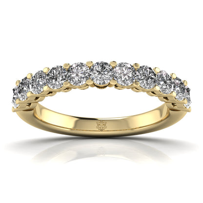 1.1 Carat Half Eternity Diamonds Band Ring