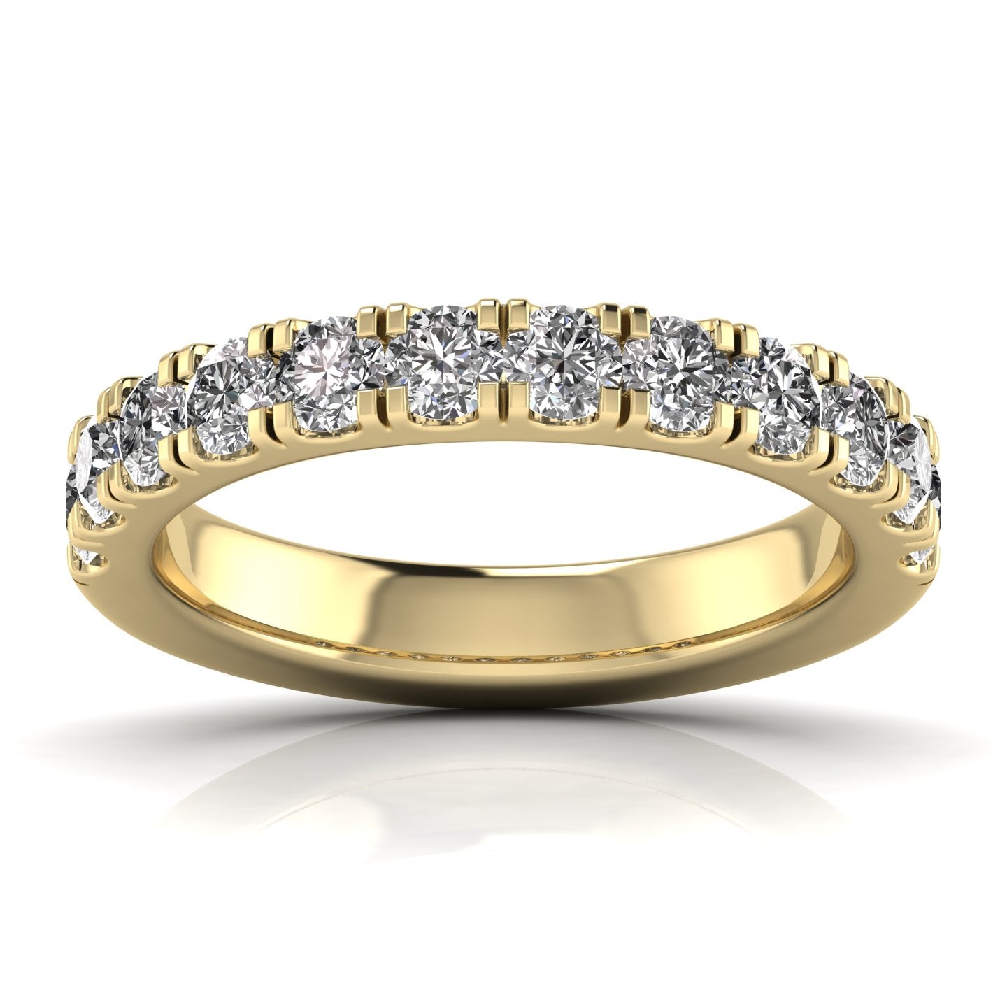 Channel Set Diamond Band Ring