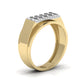 Radiant Boldness Men's Diamond Ring