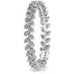 Pear Shape Fancy Diamond Leaf Style Bracelet