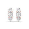 Round Cut Diamonds Triple Threat Drops Earrings