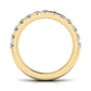 1 Carat Classic Round Cut Band Ring