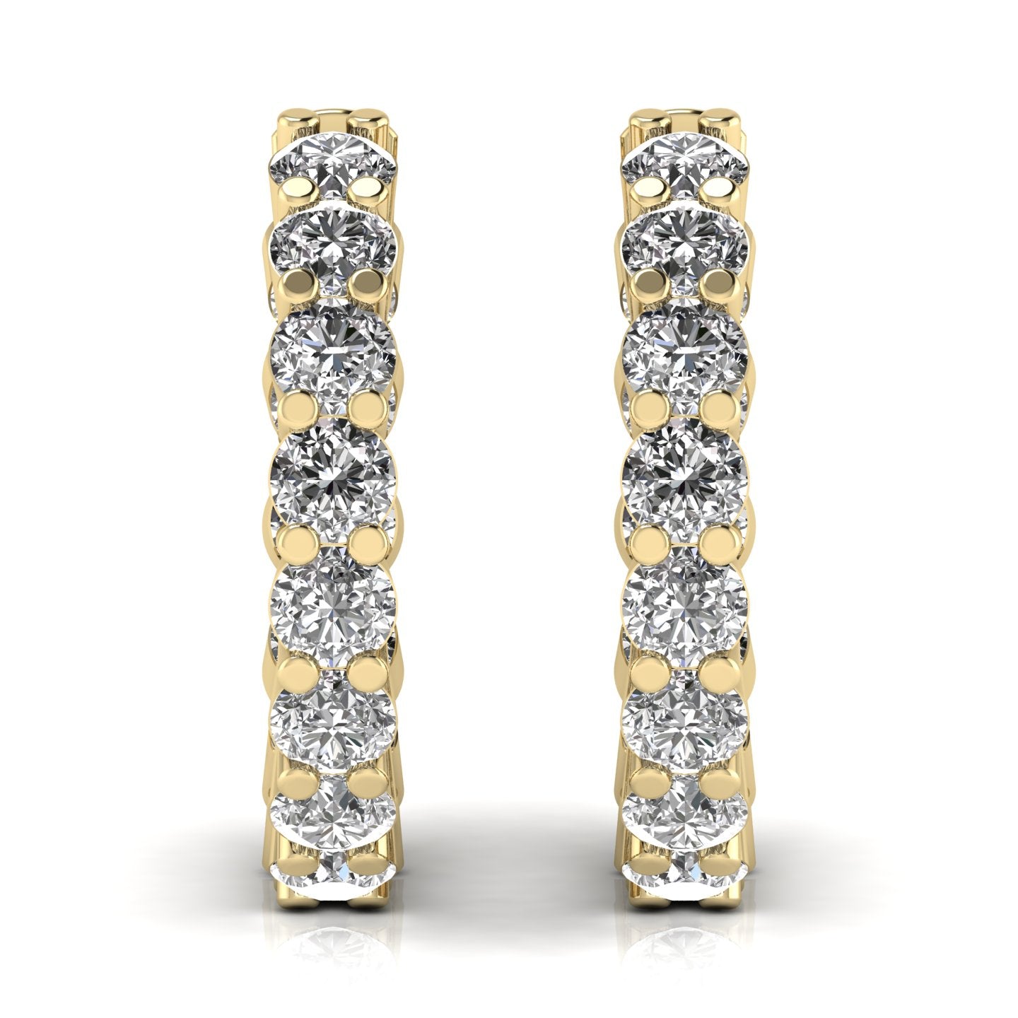 1.6 Carat Round Cut Diamonds Stud Earring