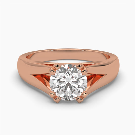 1.5 Carat Elegance in Rose Diamond Ring