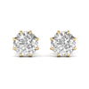 3 Carat Each Solitaire Round Diamond 8 Prongs Setting Studs Earring