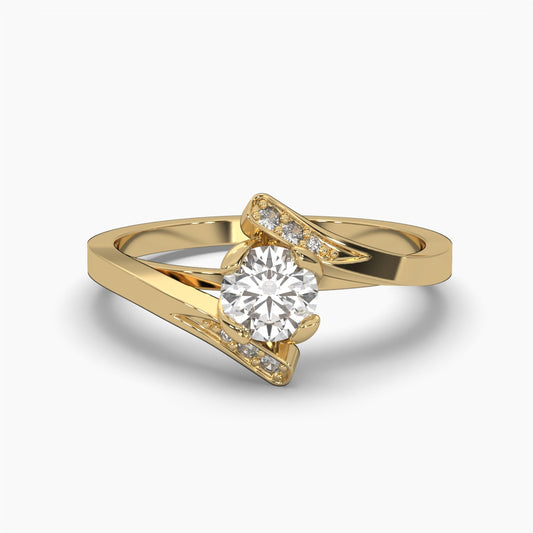 Solitaire Round Diamond Dazzle Ring