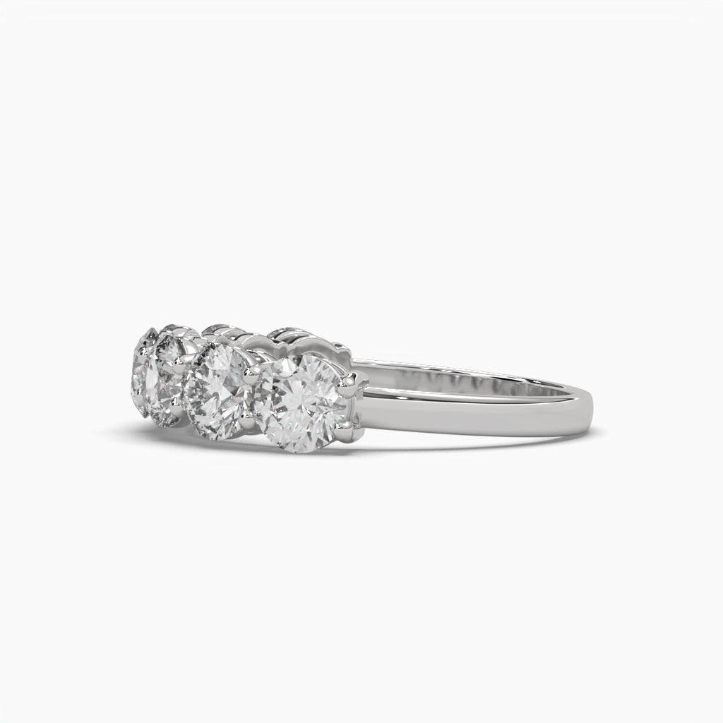 Round Cut Diamond Eternity Ring