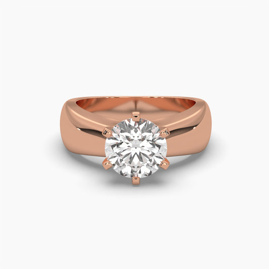 2 Carat Classic Solitaire Round Diamond Eternal Elegance Ring