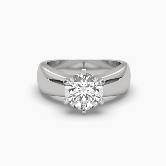 2 Carat Classic Solitaire Round Diamond Eternal Elegance Ring