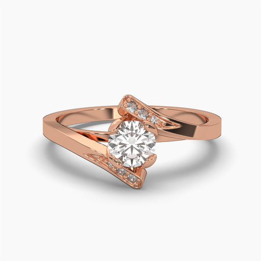 Solitaire Round Diamond Dazzle Ring