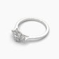 0.75 Carat Heart Shape Centre Solitaire Diamond Ring