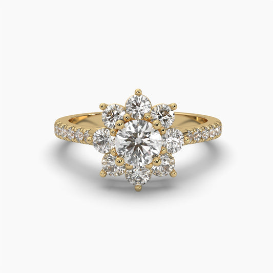 0.50 Carat Solitaire Bloom Ring