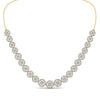 Gorgeous Concentric Studded Diamond Necklace