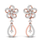 Round Cut Diamonds Dangler Earring