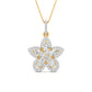 Fancy & Round Cut Diamonds Blossom of Brilliance Pendant