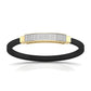 Ivana Men's Bracelet With Black Colour Band