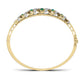 Green Pear Shape Diamond Bracelet For Her