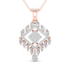 Pear, Marquise & Round Cut Diamonds Pendant For Her