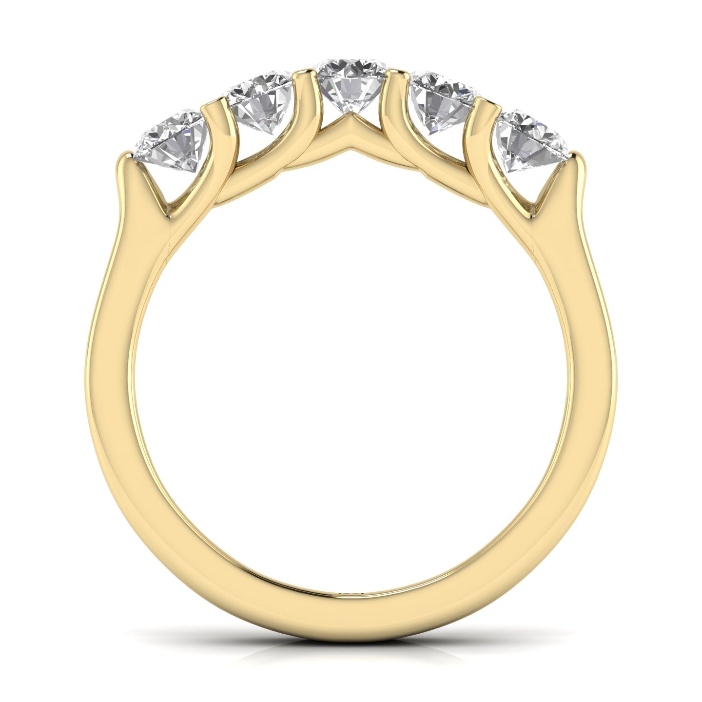 Stunning 1.1 Carat Trellis Style Band