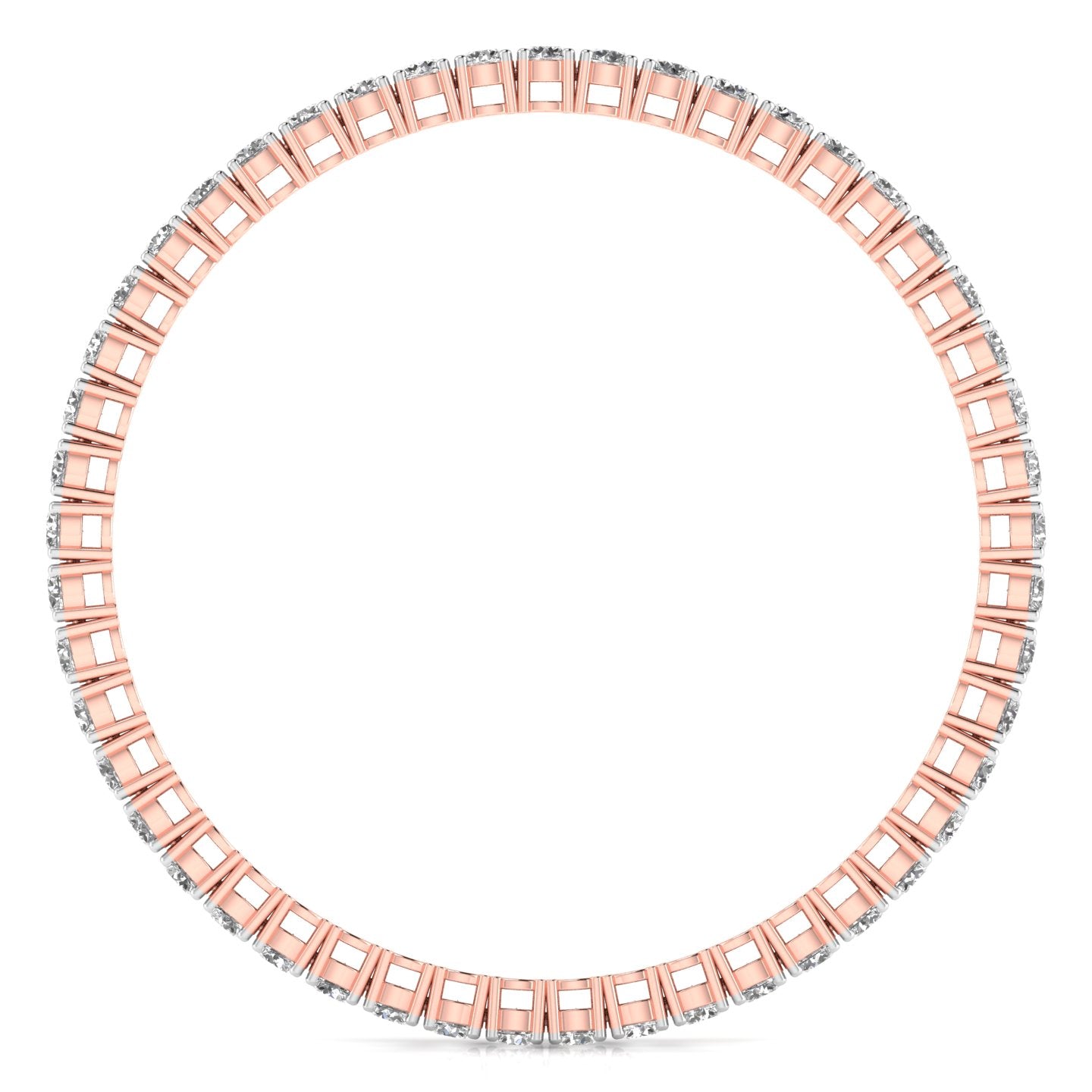 Sublime Round Cut Diamonds Bangle