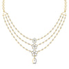 Stunning Flowy Diamond Necklace