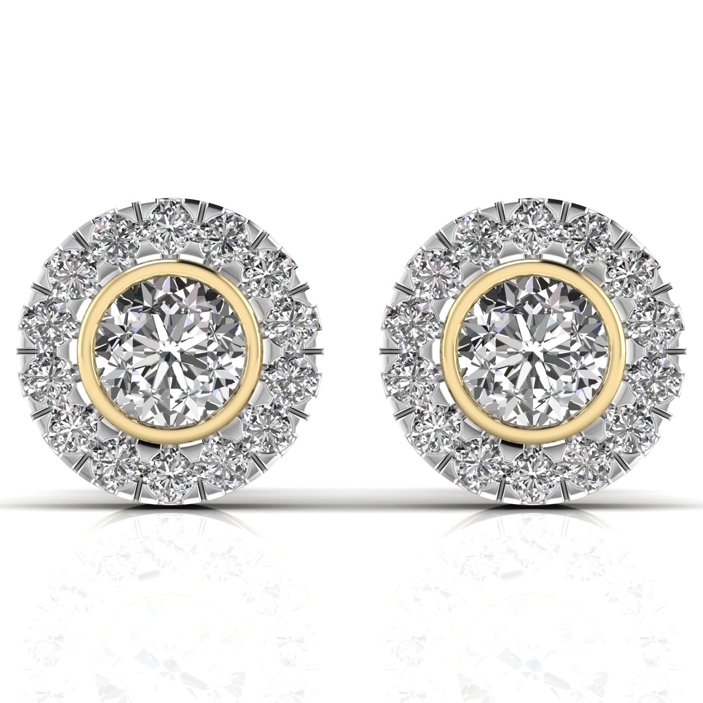 Round Cut Diamonds Studs Earring