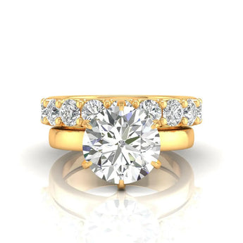 Buy 2 Carat Entwined Diamond Engagement Ring from Ivana Jewels Best lab grown diamond jewellery brand