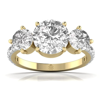 Buy 2 Carat Classic Diamond Engagement Ring from Ivana Jewels Best lab grown diamond jewellery brand