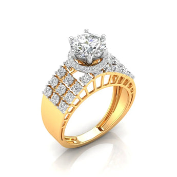 Buy Solitaire Enchanting Diamond Engagement Ring from Ivana Jewels Best lab grown diamond jewellery brand