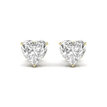 Buy Three Prong Solitaire Diamond Stud Earring from Ivana Jewels Best lab grown diamond jewellery brand
