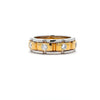 Round Cut Diamond Bezel Setting Eternity Ring