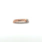 Diamond Stacking Ring Set in Rose Gold