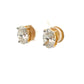 6ct Oval Diamond Stud Earrings