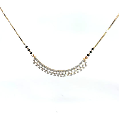 Round Cut Diamonds Minimalist Stylish Pendant