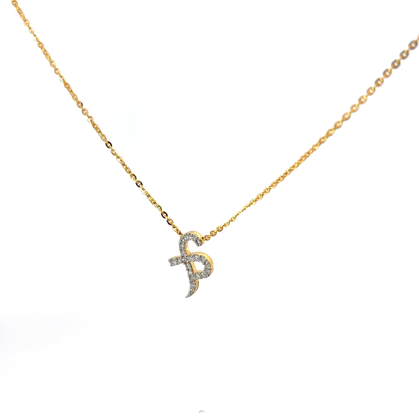 Diamond Serpent Chain Pendant