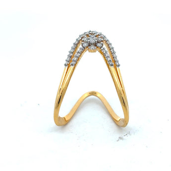 Multi-Row Pavé Diamond Cocktail Ring