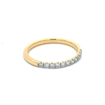 Delicate Half Eternity Diamond Band