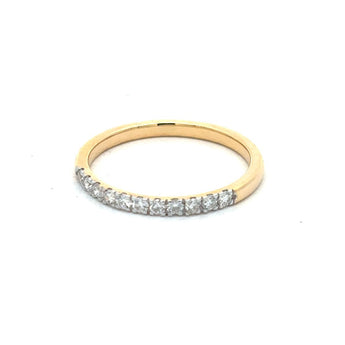 Delicate Half Eternity Diamond Band