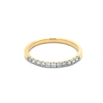 Delicate Half Eternity Diamond Band