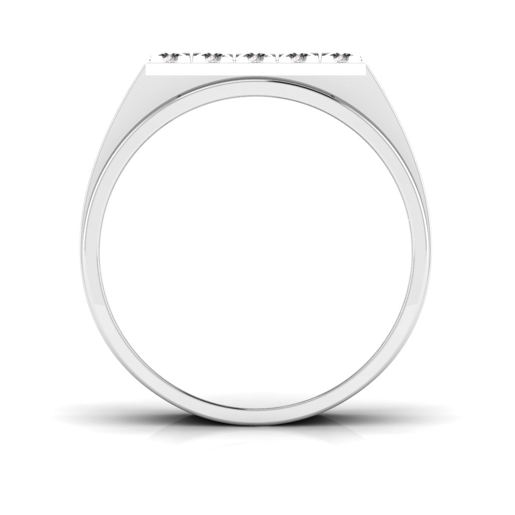 Radiant Boldness Men's Diamond Ring