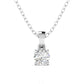 1 Carat Round Cut Solitaire Diamond Pendant