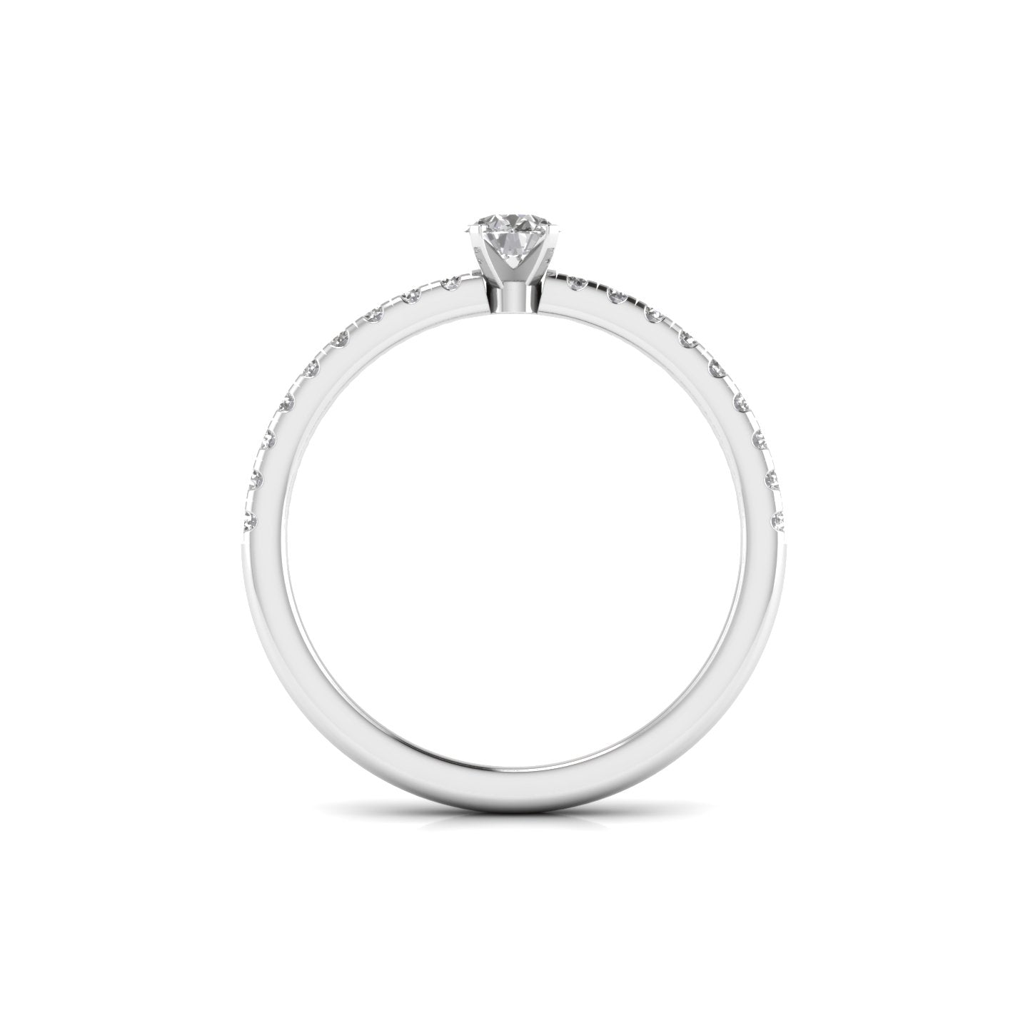 Resplendent Solitaire Ring